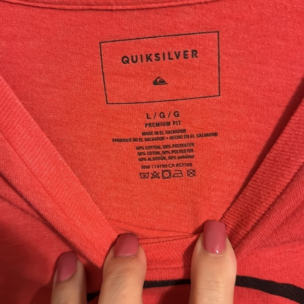 Quicksilver tee. Large - Picture 3 of 4